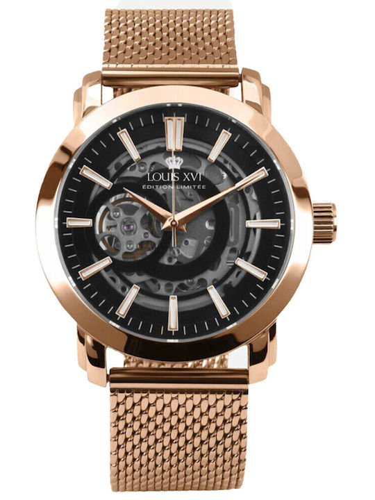 Louis XVI Men's Watch 44mm Battery Pink Gold