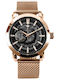 Louis XVI Men's Watch 44mm Battery with Pink Gold Metal Bracelet