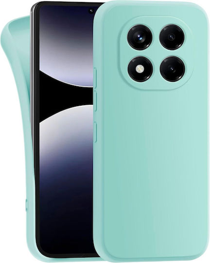 Задна корица Силикон 1.5мм Светлосин (Redmi Note 14 Pro 5G / Poco X7)