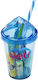Plastic Cup Deli Filled 10 Pieces Various Promo Back To School Blue