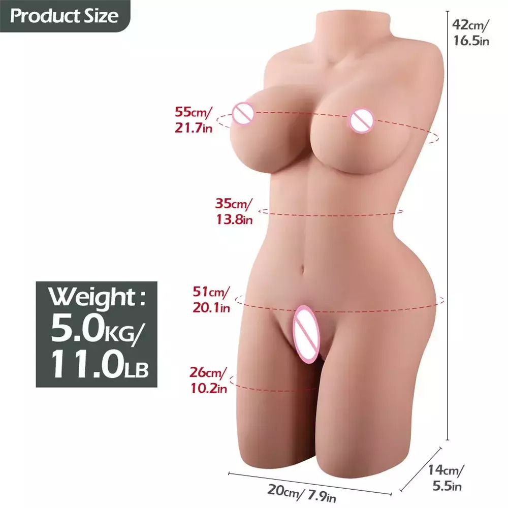Realistische Frau Torso Mehrere Gewicht Optionen Verschiedene Abmessungen  Leicht Zu Reinigen 5kg
