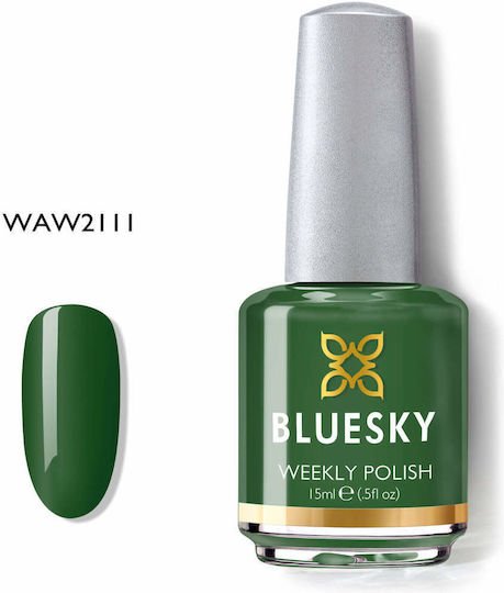 Bluesky Glossy Βερνίκι Νυχιών Μακράς Διαρκείας Waw2111 Dark Reebark 15ml