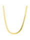 Loisir Chain Neck Snake made of Steel Gold-plated Length 40cm