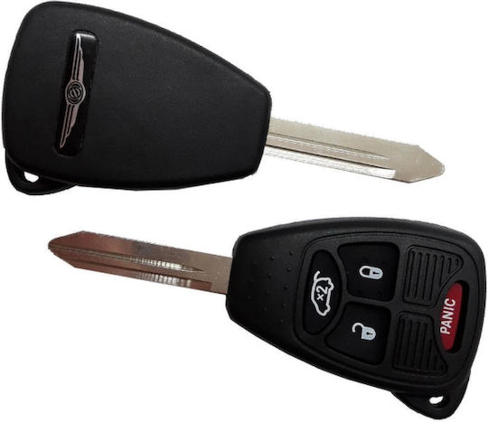 Klappbar mit 4 Tasten für Chrysler