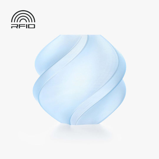 Bambu Lab PLA 3D Printer Filament 1.75mm Ice Blue 1kg 1τμχ (Spool)