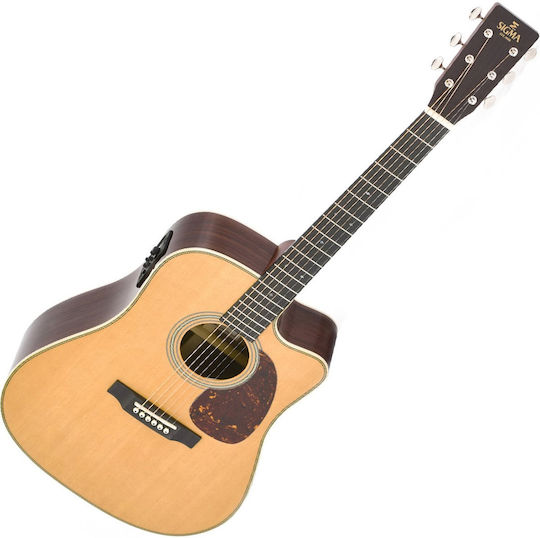 Sigma Guitars Ηλεκτροακουστική Κιθάρα Natural