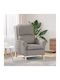 Ohrensessel Taupe 76x94x102cm
