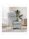Ohrensessel Cloud Grey 76x94x102cm