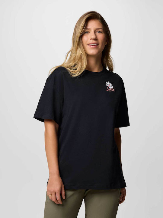 Columbia Bend Graphic Women's Blouse Cotton Sho...