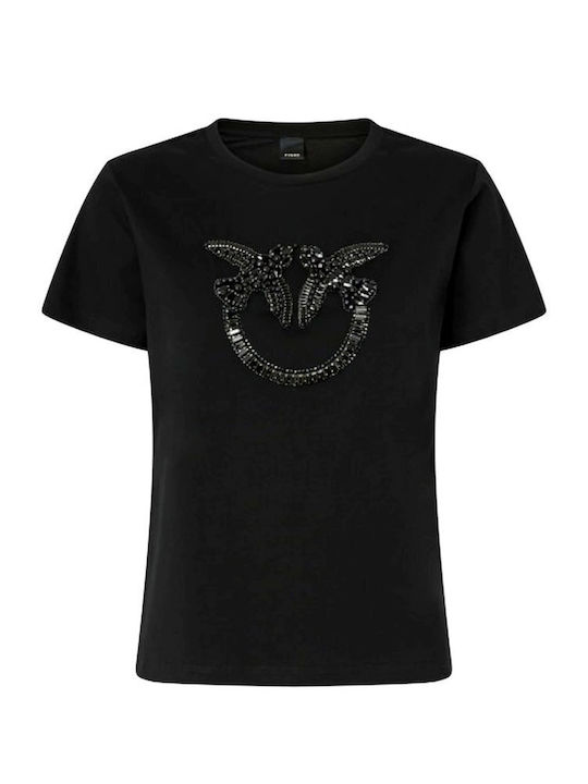 Quentin Γυναικείο Αθλητικό T-shirt Μαύρο