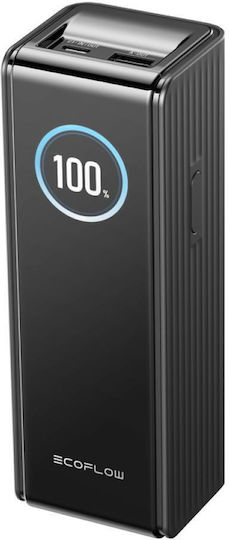 EcoFlow RAPID Power Bank 25000mAh 170W mit USB-A Ausgangsanschlüsse und USB-C Ausgangsanschlüsse Power Delivery Schwarz