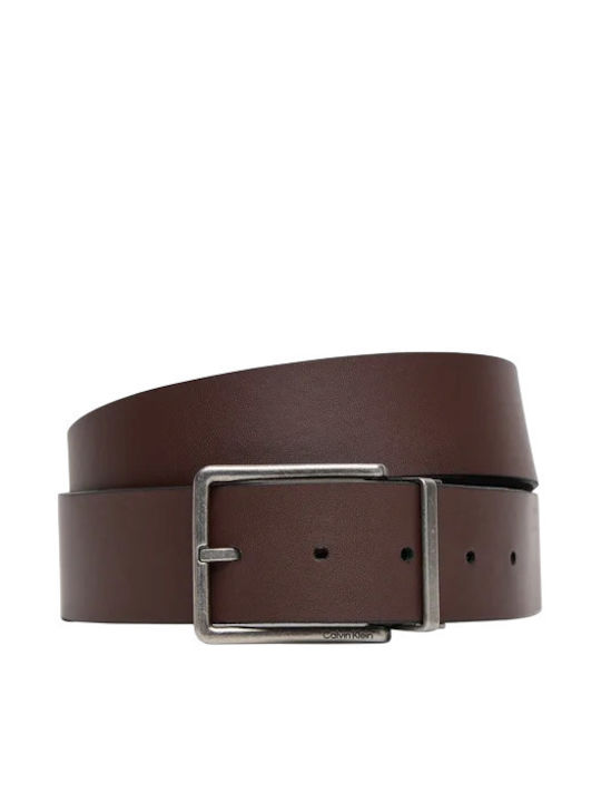 Wide Men's Belt Brown