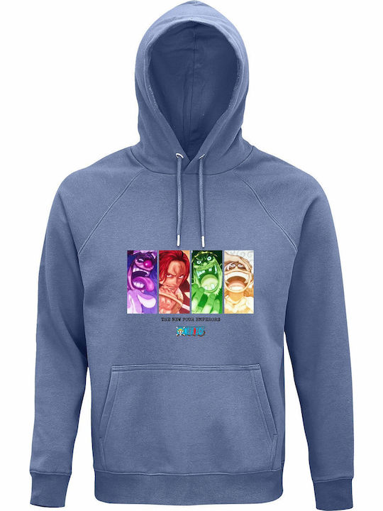 Unisex Bio-Baumwolle Kapuzenpulli Neue Vier Kai...