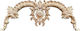 Wooden Carved Decorative Centerpiece Solid Wood 30x10cm
