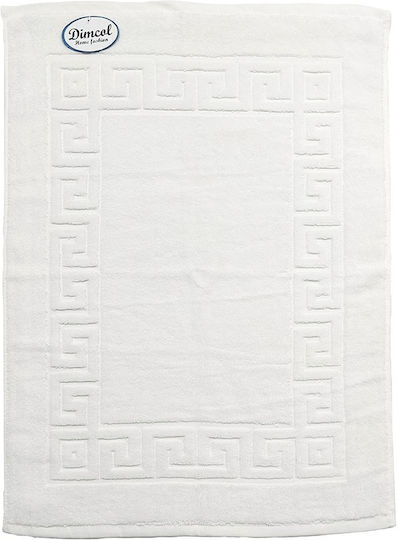 Dimcol Πατάκι Μπάνιου Βαμβακερό 35183047001 White 50x70εκ.