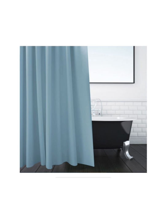 Shower Curtain 180x180cm Blue Grey