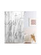 Shower Curtain 180x180cm Grey Marble