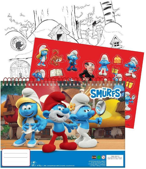 Gim Drawing Pad Smurfs 1pcs