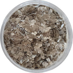 Νιφάδες Glitter Οικολογικές 1-5mm Ασημί 100gr