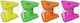 ErichKrause Erichrause Pencil Sharpener Container Prism Neon