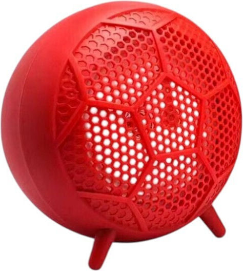 Kimiso QS-612 Bluetooth Speaker 8W with Radio and Battery Life up to 4 hours Red