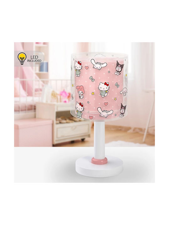 Ango Lumini LED Lampă decorativă pentru copii Roz 16x16x2εκ.