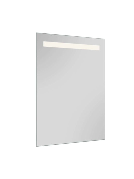 Mirrors & More Καθρέπτης Μπάνιου Led 50x70cm Λευκός