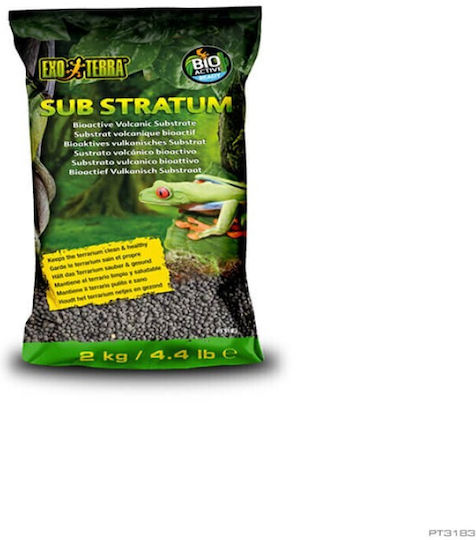 Exo Terra Substrat Bioaktiv Vulkanisches Substrat 4kg