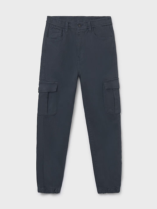 Mayoral Kids' Cargo Pants Blue Long