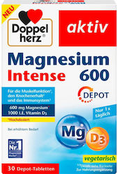 Doppelherz Magnesium Intense 600 600mg 30 x 30 Tablets Doppelherz Magnesium Intense 600 600mg 30 x 30 Tablets