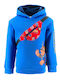 Kinder-Sweatshirt mit Kapuze Blue