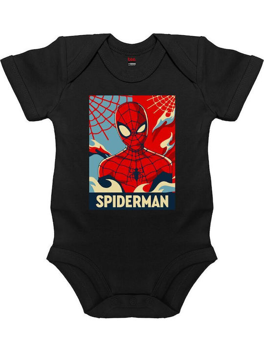 Koupakoupa Spiderman Kid Short-Sleeved Black