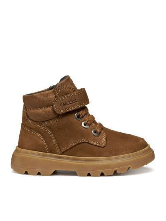 Geox Kiddartah Suede Kinderstiefeletten mit Kle...