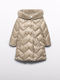 Kids' Casual Jacket Long with Hood Gold