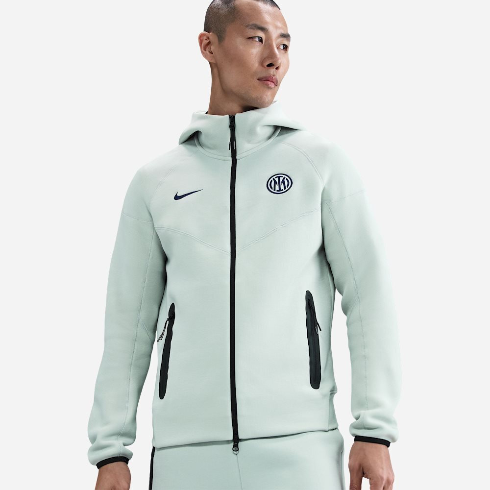 Nike Inter Milan Tech Tech Fleece Sweatshirt with Hood Green