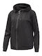 Women's Sweatshirt Jacket Hooded Black