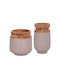 HomeMarkt Decorative Vase Linter Brown 34x13.5x60cm