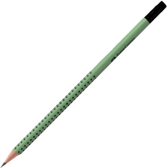 Faber-Castell Grip 2001 Creion 2B Cu Gumă Verde