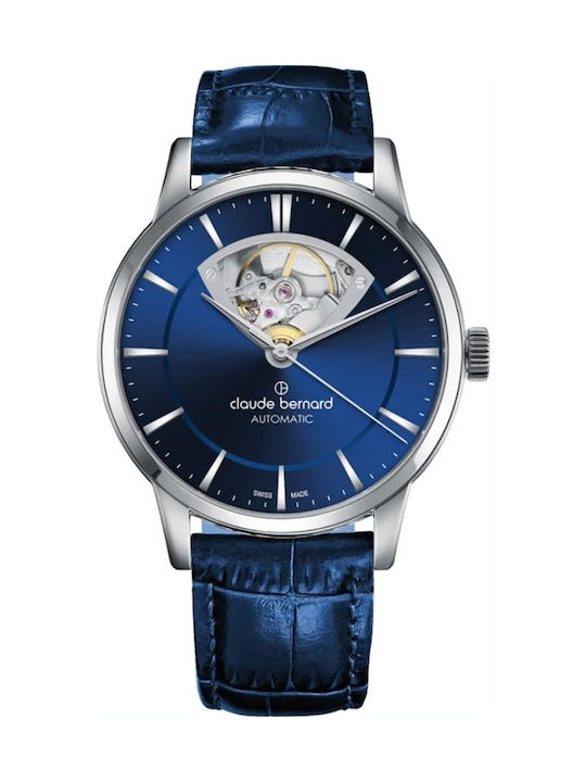 Claude Bernard Classic Ρολόι Αυτόματο με Δερμάτινο Λουράκι