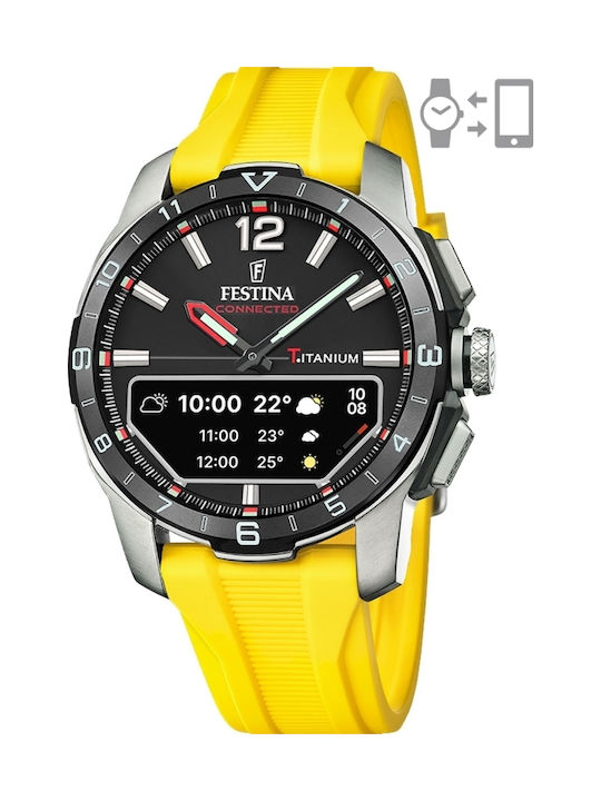 Festina Ceas Digital Pentru Bărbați 44mm Cu Bat...