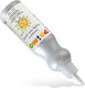 Primo Tempera Farben Silver in Flasche 50ml 1Stück