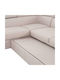 Corner Couches Bed Beige 285x205x90 cm Freebox