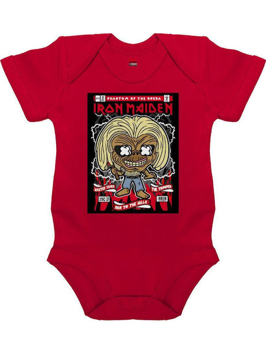 Koupakoupa Iron Maiden (eddie) Kurzärmelig Red