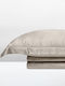 Charisma Bettwäsche-Set Überdoppel mit Gummiband 160x200+40cm. Beige 4Stück