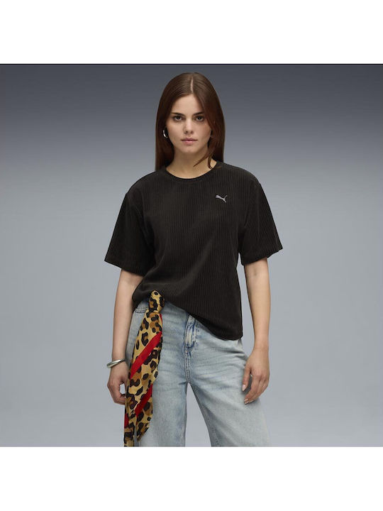 PUMA Essentials Дамски T-shirt Черно
