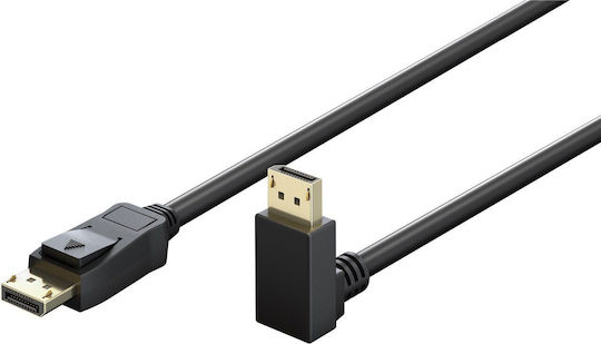 Goobay Cable DisplayPort male - 5m Μαύρο (77128)