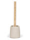 Andrea House Kunststoff Badezimmer Toilettenbürste Beige