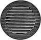 Orno Vent Louver Round with Screen