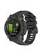 Garmin Instinct 3 45mm Silikon Tragbare Bänder Schwarz