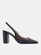 Pumps mit Riemchen Schwarz